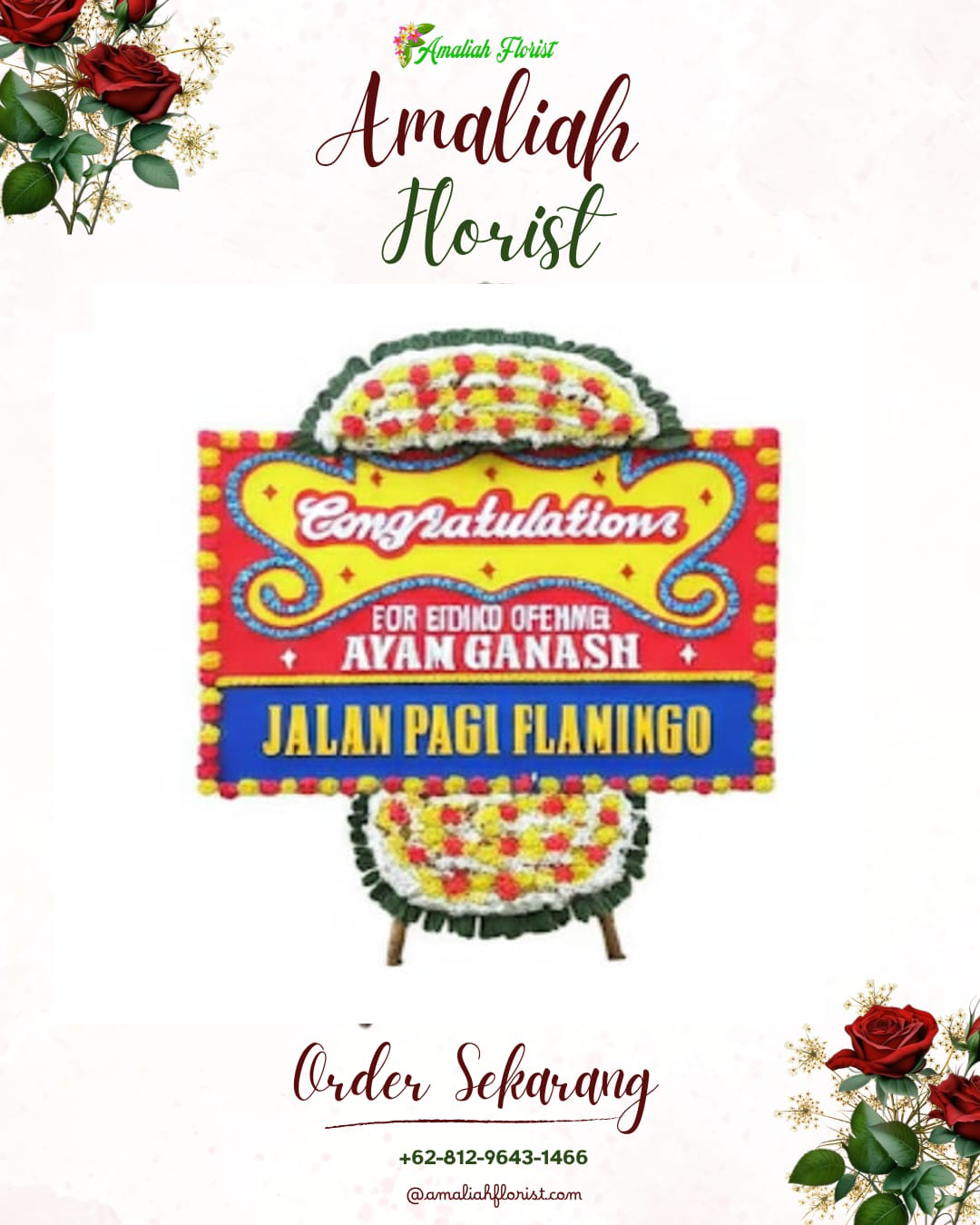 Sewa Papan Bunga Tanggamus